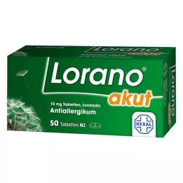 LORANO acute tabletten, 50 stuks