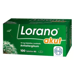 LORANO acute tabletten, 100 stuks
