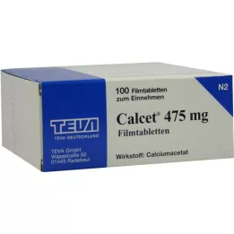 CALCET 475 mg filmomhulde tabletten, 100 stuks