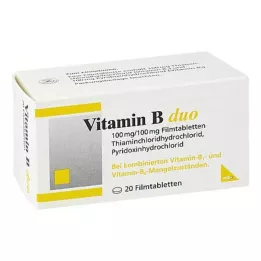 VITAMIN B DUO Film -gecoate tablets, 20 st