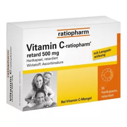 VITAMIN C-RATIOPHARM retard 500 mg capsules, 30 stuks