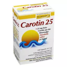 CAROTIN 25 fijne goudcapsules, 100 stuks