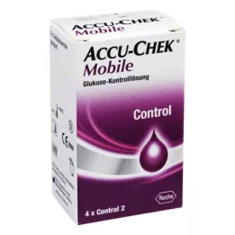 ACCU-CHEK Mobiele controleoplossing 4 eenmalige toepassingen, 1X4 stuks