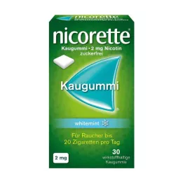 NICORETTE Kauwgom 2 mg whitemint, 30 stuks