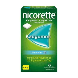 NICORETTE Kauwgom 4 mg whitemint, 30 stuks