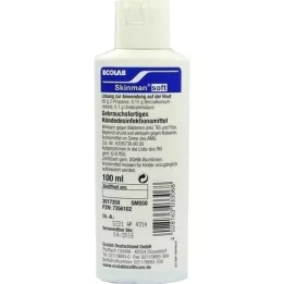 SKINMAN Zachte hand desinfectiepocketfles, 100 ml