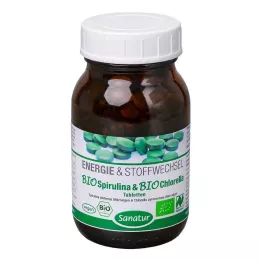 BIOSPIRULINA & Biochlorella 2in1 tabletten, 250 st