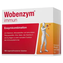 WOBENZYM immuun maagsapresistente tabletten, 120 stuks