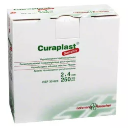 CURAPLAST Inj.-Pflaster gevoelig 2x4 cm, 250 stuks