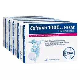 CALCIUM 1000 HEXAL bruistabletten, 100 stuks