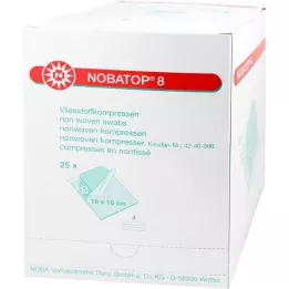 NOBATOP 8 kompressen 10x10 cm steriel, 25X5 st