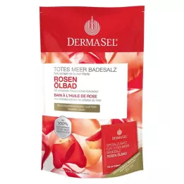 DERMASEL Dode Zee badzout + rozen SPA, 1 P