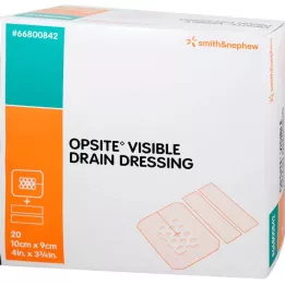 OPSITE Visible Drainage Association 9x10 cm, 20 st
