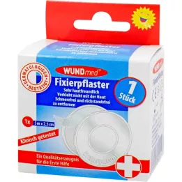 FIXIERPFLASTER 2,5 cmx5 m transparant, 1 stuk