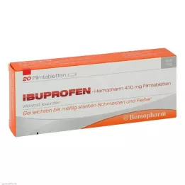 IBUPROFEN Hemopharm 400 mg filmomhulde tabletten, 20 stuks