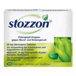 STOZZON Chlorofyl-gecoate tabletten, 100 stuks