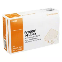 OPSITE IV 3000 10x12 cm transparante canule fixatie, 50 stuks