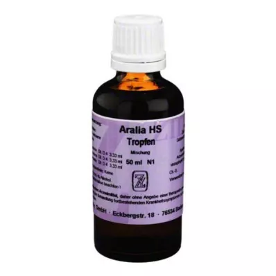ARALIA HS druppels, 50 ml ARALIA HS druppels, 50 ml
