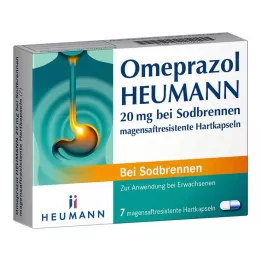 OMEPRAZOL Heumann 20 mg b.Sodbr.maagzuurresistente harde capsules, 7 stuks