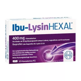IBU-LYSINHEXAL Filmomhulde tabletten, 10 stuks