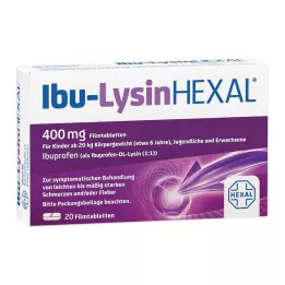 IBU-LYSINHEXAL Filmomhulde tabletten, 20 stuks