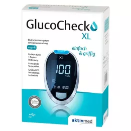 GLUCOCHECK XL Bloedglucosemeterset mg/dl, 1 st