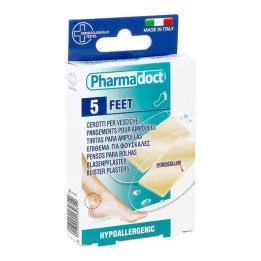 Blaarpleister 3,8x7 cm hydrocolloïd (5 stuks)