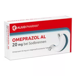 OMEPRAZOL AL 20 mg b.Sodbr.maagzuurres. tabletten, 7 stuks