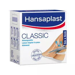 HANSAPLAST Klassieke pleister 6 cmx5 m, 1 st