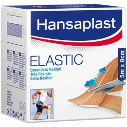 HANSAPLAST Elastische pleister 8 cmx5 m, 1 st