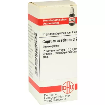 CUPRUM ACETICUM C 200 bolletjes, 10 g CUPRUM ACETICUM C 200 bolletjes, 10 g