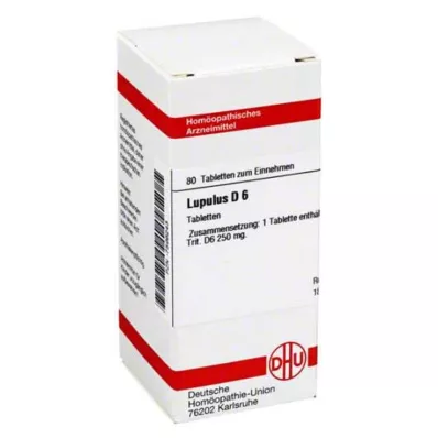LUPULUS D 6 tabletten, 80 stuks LUPULUS D 6 tabletten, 80 stuks
