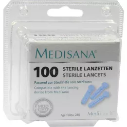 MEDITOUCH Lancetten Internationaal, 100 stuks