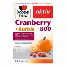DOPPELHERZ Cranberry+Pompoen capsules, 60 stuks