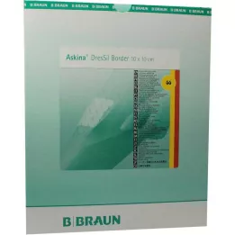 ASKINA DressSil Border Sil.Foamst.V.10x10 cm, 10 st