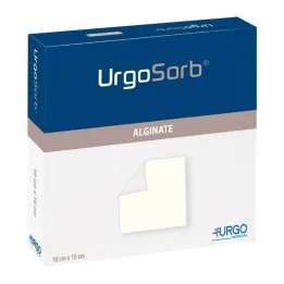 Urgosorb 10x10 cm kompressen, 10 st