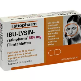 IBU-LYSINEratiopharm 684 mg filmomhulde tabletten, 10 |3| stuks |3|