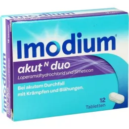 IMODIUM Acute N Duo -tabletten, 12 st