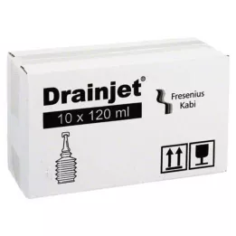 FREKA DRAINJET Zoutoplossing 0,9% ISO, 10X120 ml
