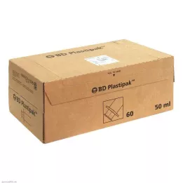 BD PLASTIPAK Spray 50 ml Luer Lok centraal, 60X50 ml