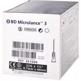 BD MICROLANCE Speciale Canule 22 G 1 1/2, 100 st