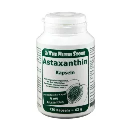 ASTAXANTHIN 6 mg vegetarische capsules, 120 stuks