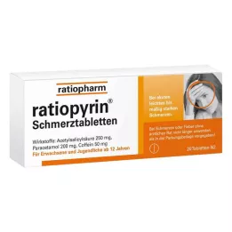 RATIOPYRIN Pijnstillers, 20 stuks