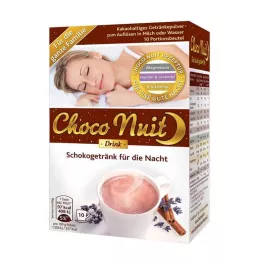 CHOCO NUIT Goodnight Chocolade Drank Poeder, 10 stuks