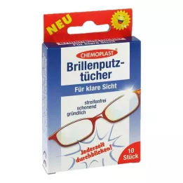 BRILLENREINIGINGSDOEKJES, 10 stuks