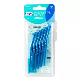 TEPE Interdentale borstel Hoek 0,6mm ISO 3 blauw, 6 st