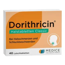 DORITHRICIN Keelpastilles Klassiek, 40 stuks