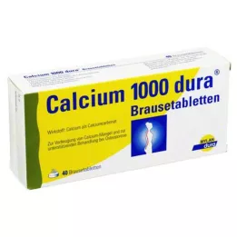 CALCIUM 1000 dura bruistabletten, 40 stuks