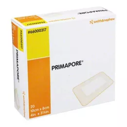 PRIMAPORE 8x10 cm wondverband steriel, 20 stuks