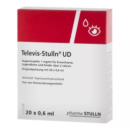 TELEVIS Stulln UD Oogdruppels, 20X0,6 ml